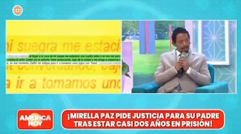 La cantante asegura que existen pruebas que demostrarían su inocencia. Captura: América Hoy.