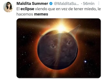 El eclipse solar del 8