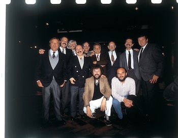 Landriscina junto a Jorge Guinzburg,