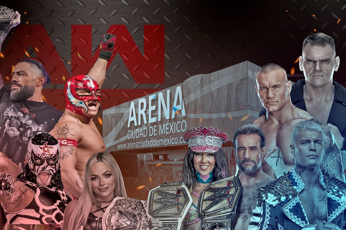 CM Punk and Sami Zayn fighting in the ring at Arena CDMX for WWE Mexico 2026 results
