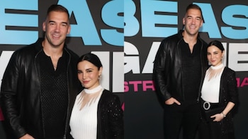 Higareda y su esposo acudieron