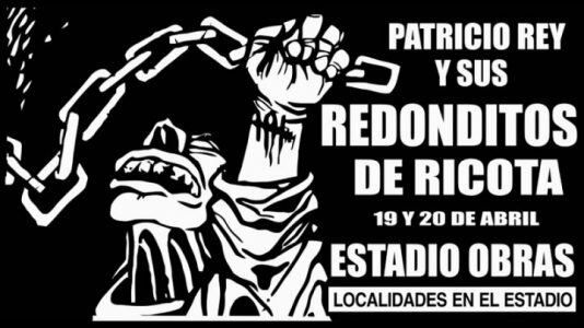 El anuncio del recital de Los Redondos en Obras