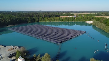 Paneles solares verticales