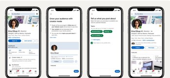 El modo creador de LinkedIn