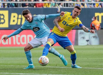 Imagen del partido entre Celta