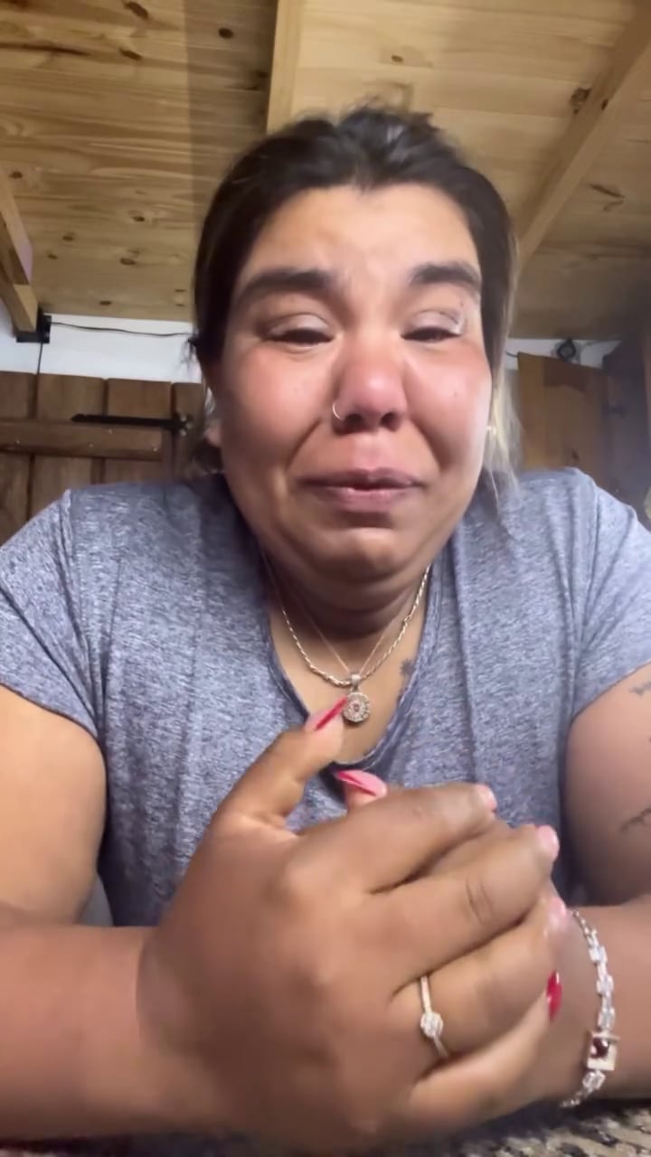 “Tiene un tumor maligno y tiene que hacer un tratamiento con quimioterapia”, expresó en el texto que difundió en sus historias (Instagram)