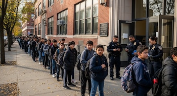 Las largas filas y esperas