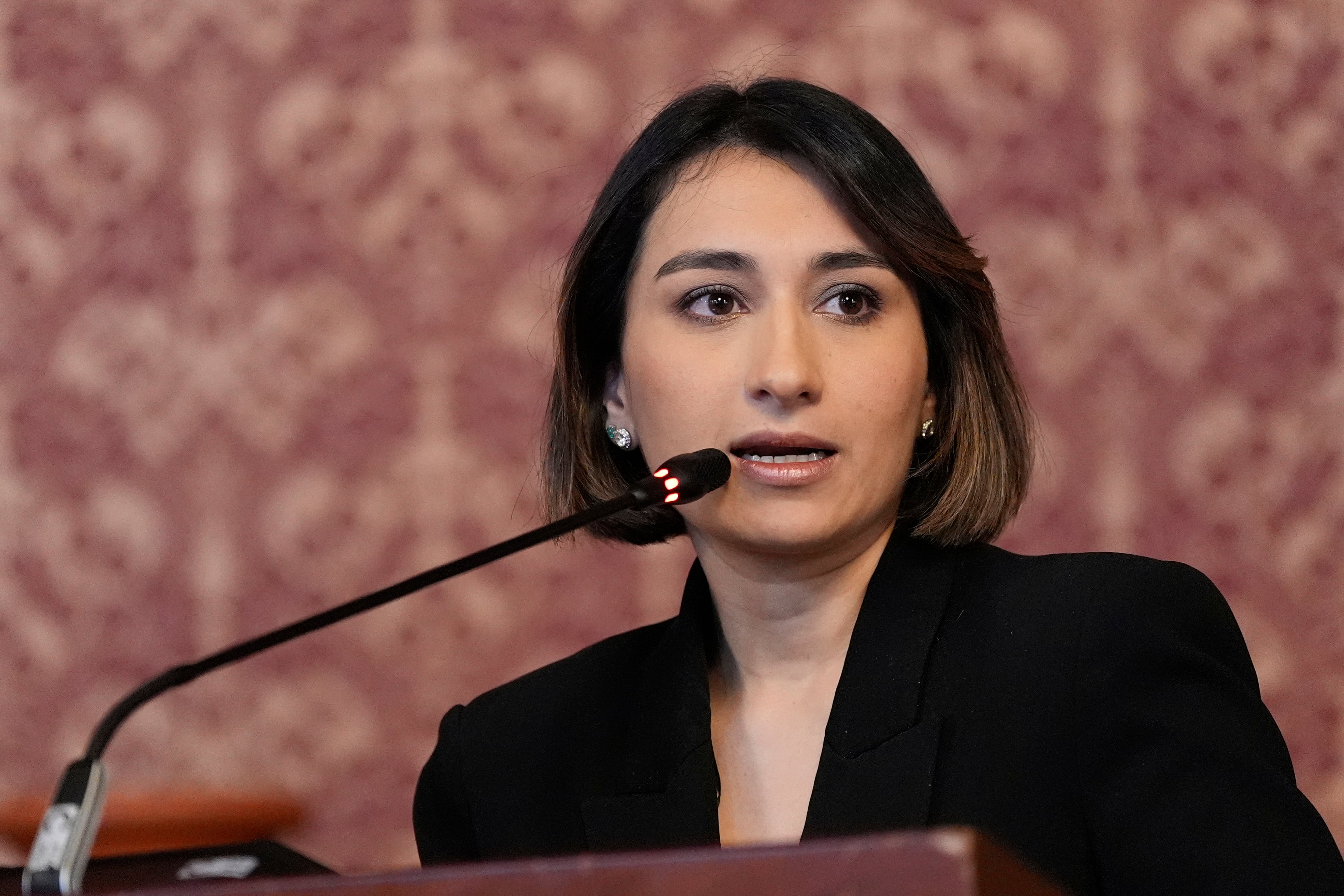 Laura Sarabia, saliente ministra de Relaciones Exteriores de Colombia - crédito Alex Brandon/AP