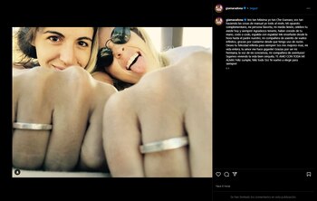 El posteo de Gianinna para