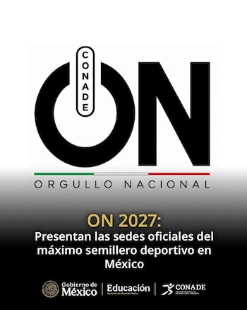 La edición 2027 de Orgullo Nacional contará con diversas sedes en todo el país.
Crédito: X / @conadeoficial