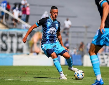 Emiliano Endrizzi, jugador de Gimnasia y Esgrima de Jujuy (Instagram: @oficialgyejujuy)