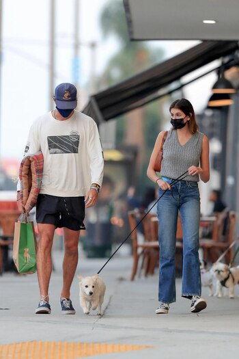 Kaia Gerber y Jacob Elordi