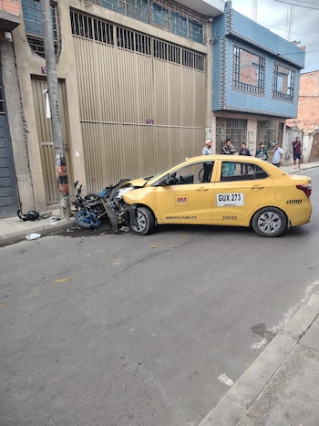 Accidente vial - crédito suministrado a Infobae Colombia