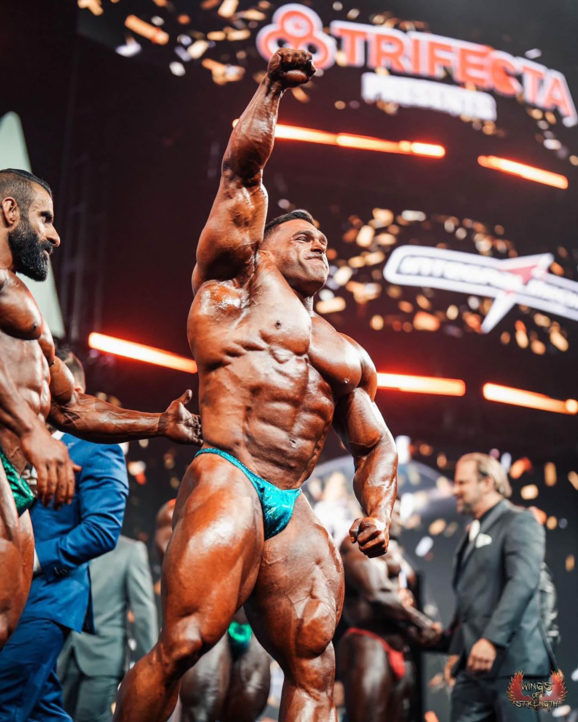 Derek Lunsford es el actual campeón del Mr Olympia