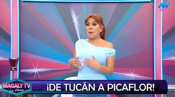 Kingteka niega transmisión de video íntimo y lanza advertencia a Magaly Medina. Captura: Magaly TV La Firme.