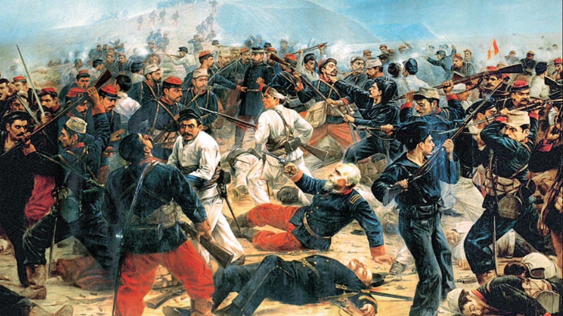 Con una lucha feroz y sangrienta en la que el coronel Bolognesi y sus hombres defendieron la plaza de Arica hasta el último cartucho, la historia es recordada en este día. (Juan Lepiani - Museo de los Combatientes de Arica)