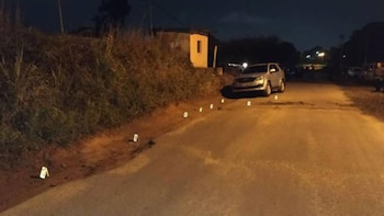 La camioneta en la que