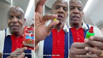 Terry Crews prueba dulces mexicanos y su reacción se vuelve viral en redes