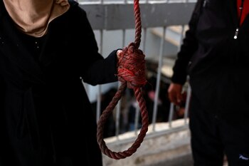 Imagen de un horca dentro de una prisión siria. REUTERS/Ammar Awad