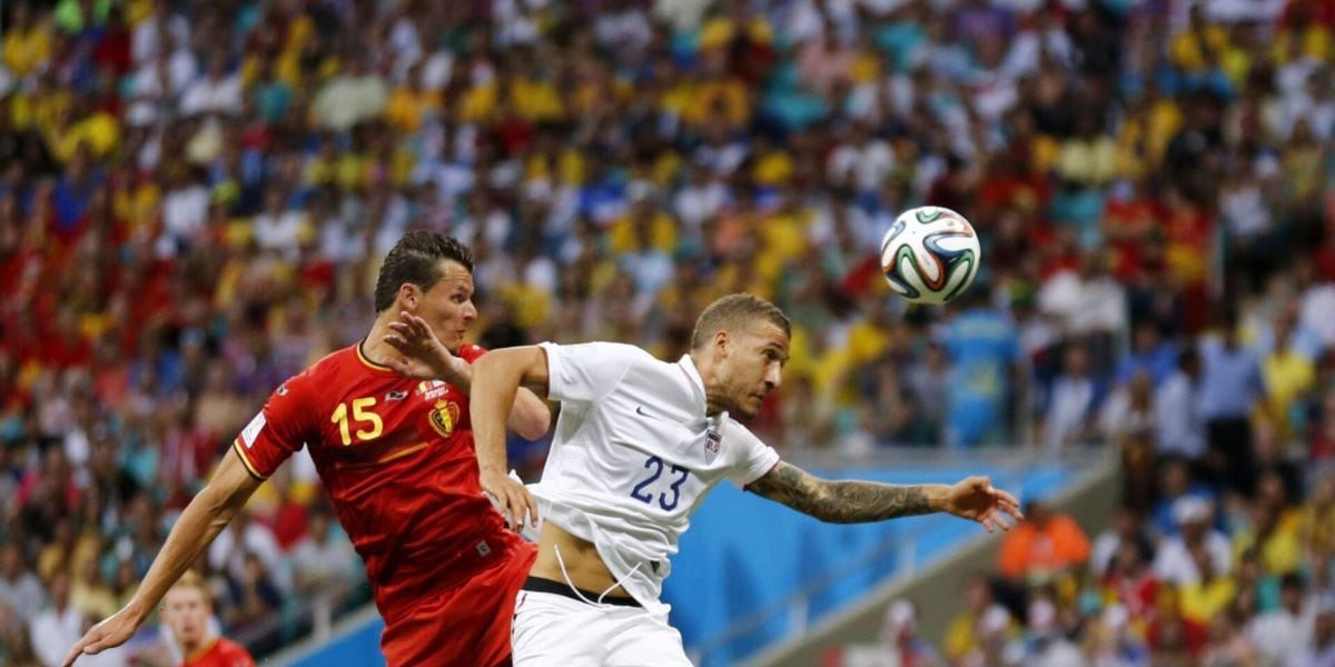 Bélgica derrotó a Estados Unidos en Brasil 2014 y accedió a los cuartos de final (REUTERS)