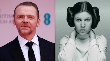 “Sabes que siempre te quise, ¿verdad?”: cuando Simon Pegg se confesó con Carrie Fisher en Star Wars