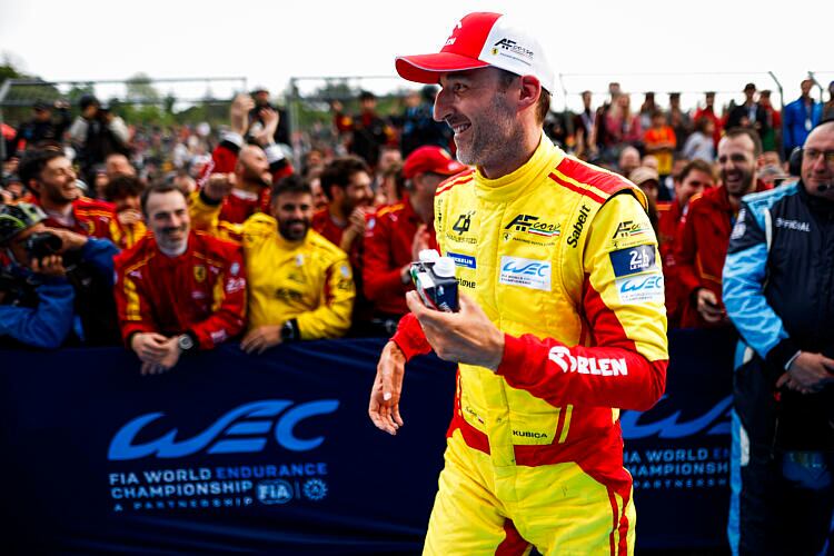 Robert Kubica volvió a sonreír y este fin de semana buscará su primera triunfo en Le Mans (Photo Julien Delfosse / DPPI)