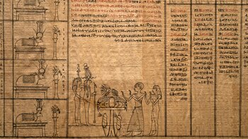 Egipto exhibe un pergamino de