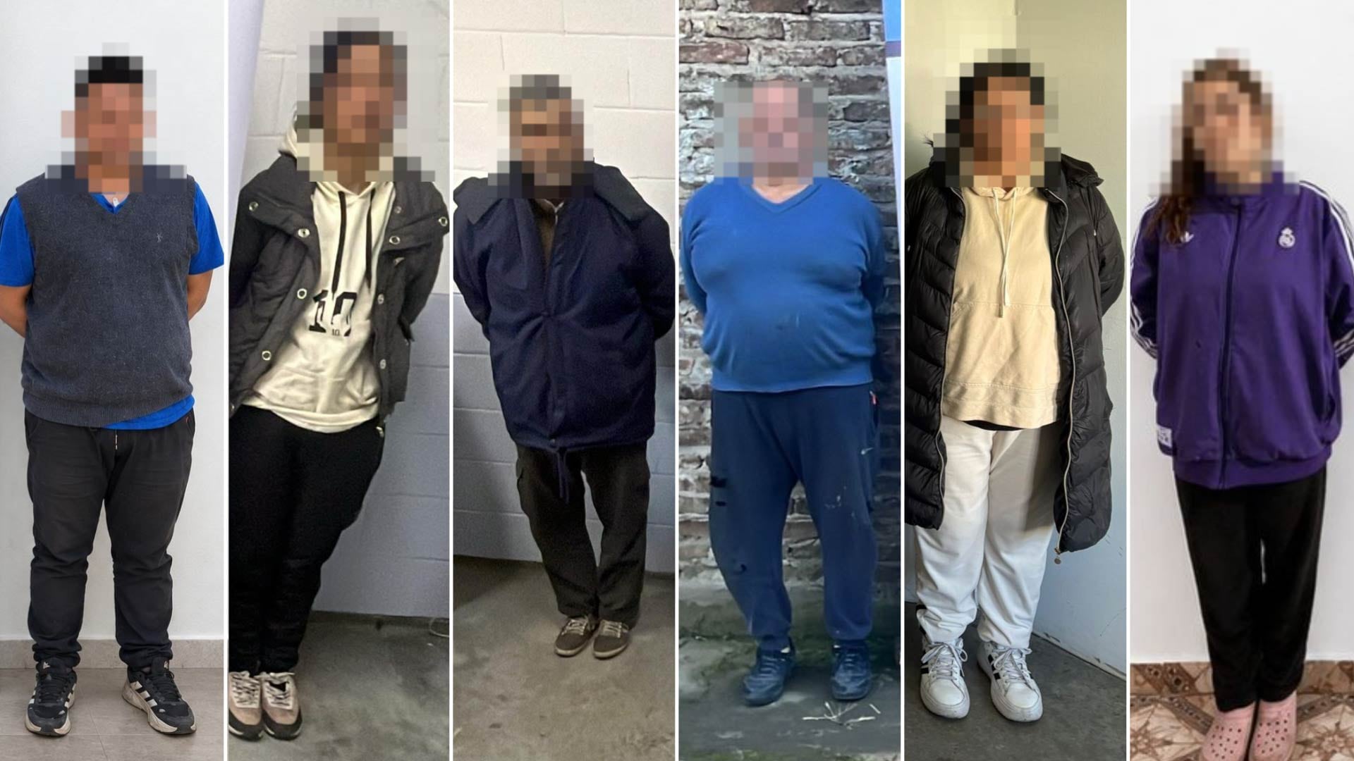 Seis sospechosos quedaron detenidos