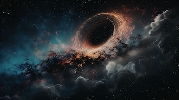 Un estudio señala una posible relación entre la materia oscura con agujeros negros de otro universo