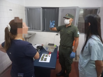 Hallazgo de una "mula" que