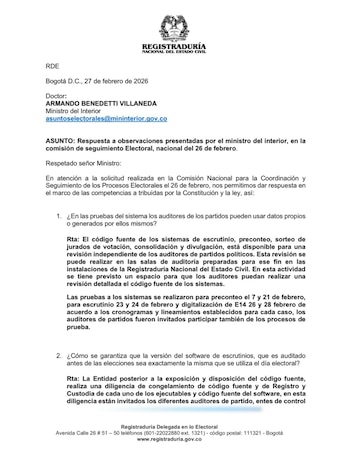 El organismo detalló que, al