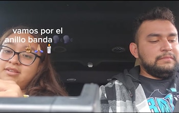 Alecita advirtió a su novio que si le salía la estampa de CR7 tenía que proponerle matrimonio.