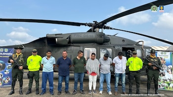 El señalado cabecilla de la estructura ilegal y siete de sus presuntos colaboradores fueron judicializados - crédito Fiscalía