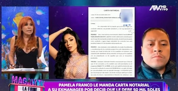 Pamela Franco envía carta notarial