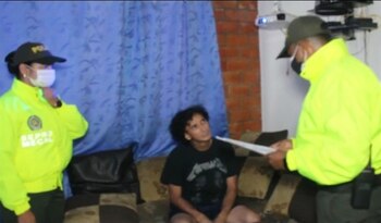San Miguel Arc Herney El Palomito de Colombia-Cortesía policia de Cali