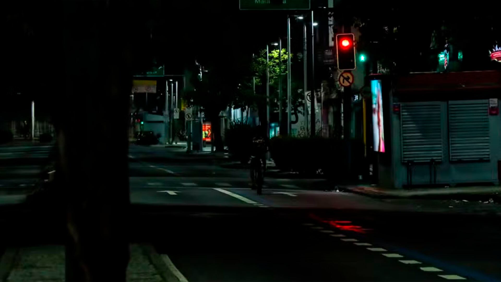 La gente se quedó en sus casas