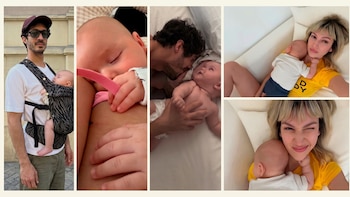 Ricardo Darín abuelo y Dante en brazos: La foto que Chino compartió y los primeros ocho meses del bebé con Úrsula Corberó