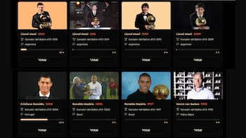 Balón del Oro lanzó el BOAT para que la gente elija al mejor Balón de Oro de todos los tiempos