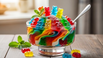 Gelatina de gomitas dulces: el postre viral dulce y perfecto para compartir