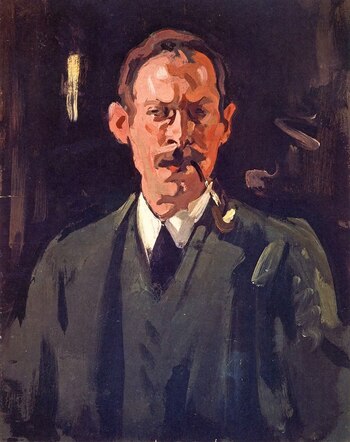 "Autorretrato" (1900), de Samuel Peploe