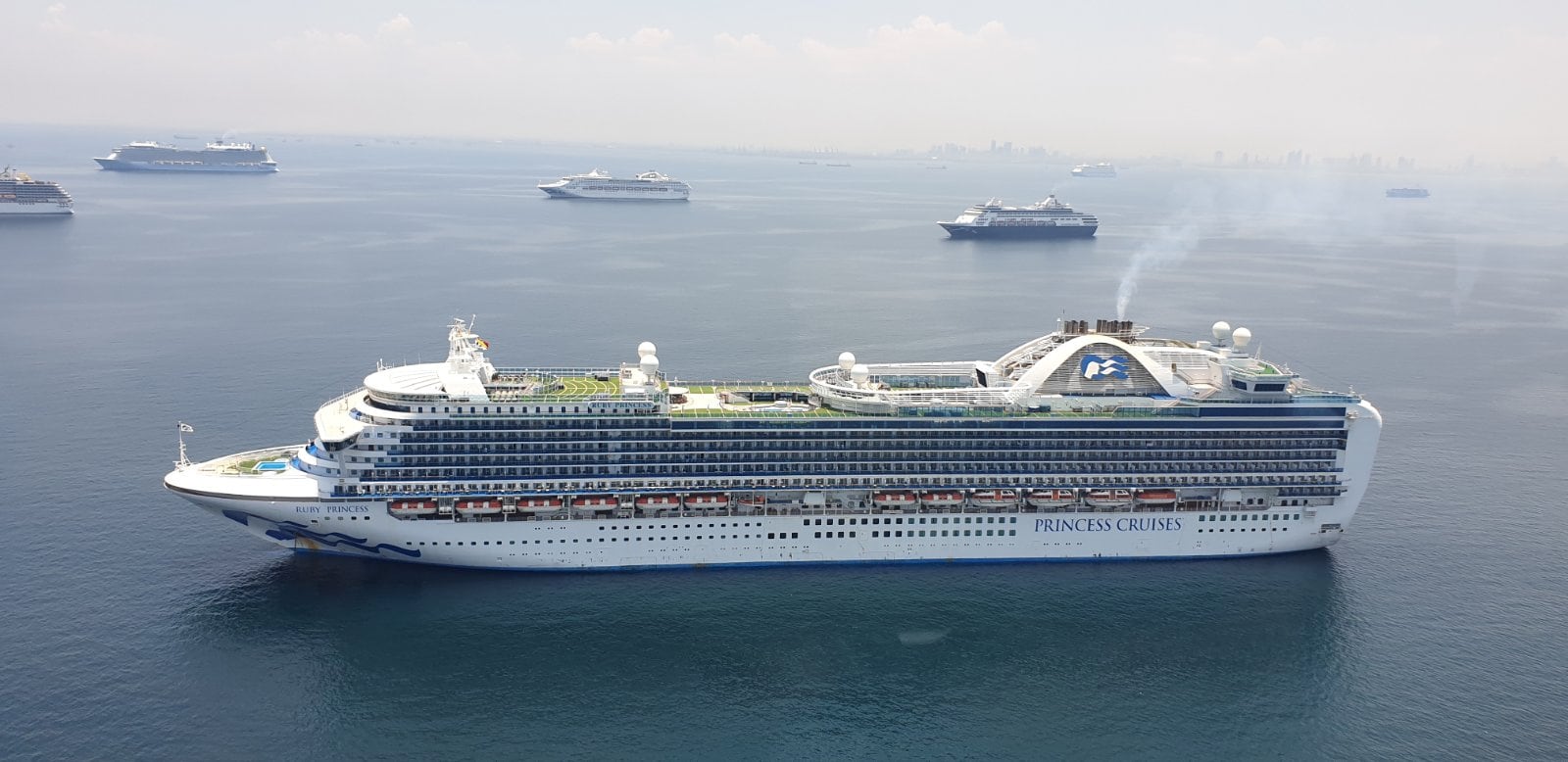 El CDC recibió la notificación del brote del Ruby Princess el 28 de junio y confirmó que se superó el umbral del 3% de pasajeros con síntomas (REUTERS)