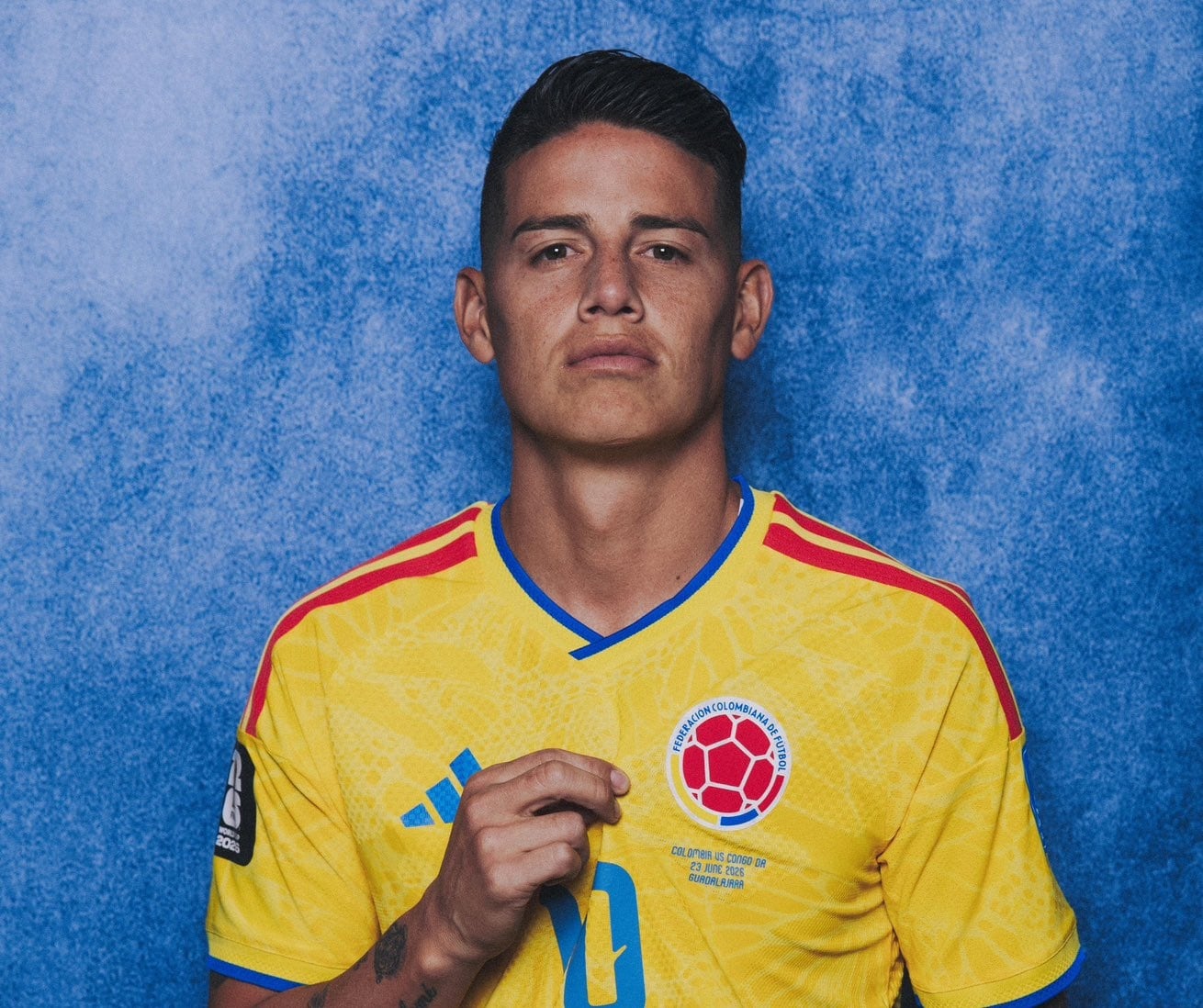 El volante y capitán de la selección Colombia es el máximo goleador del equipo en mundiales - crédito @jamesdrodriguez/X