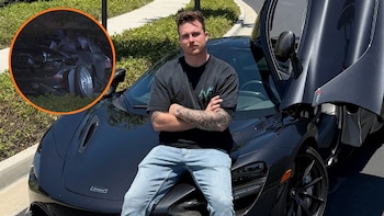 Impactante video: el influencer James Wehr murió en un accidente en el que su McLaren se incendió y se partió en dos