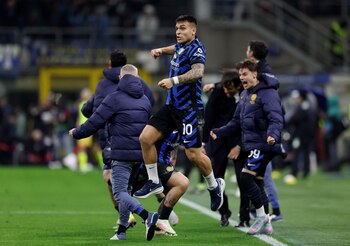 El festejo tras la clasificación