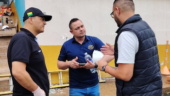 La Alcaldía busca reunir materiales de construcción para reparar y reconstruir las viviendas que resultaron afectadas por el movimiento telúrico - crédito suministrada a Infobae