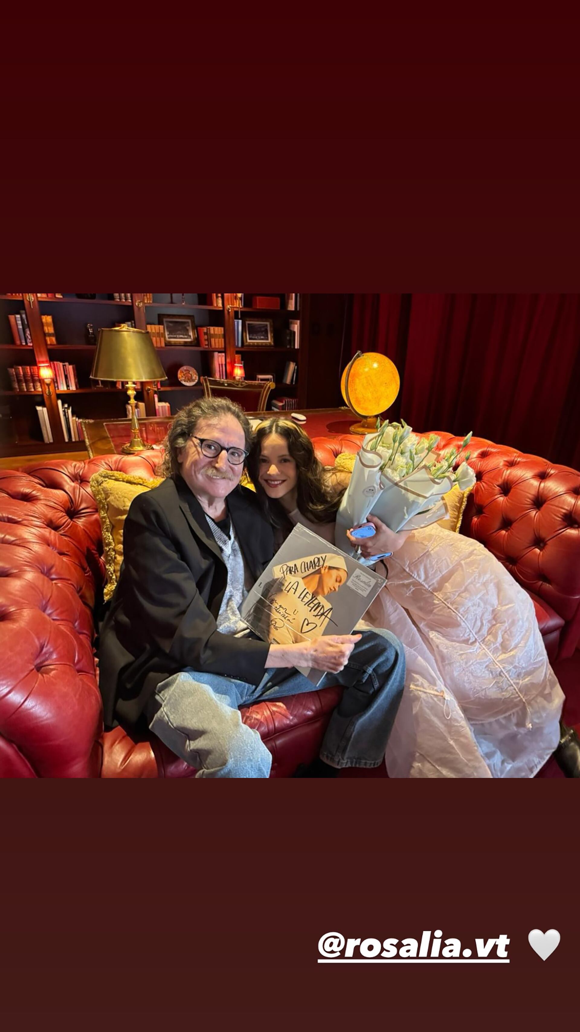 La publicación de Charly García de su encuentro con Rosalía