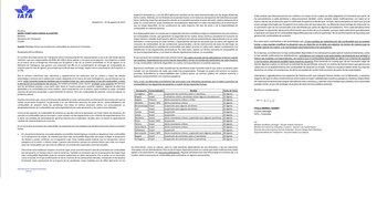 Iata solicitó a las autoridades