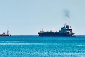 Fotografía que muestra un barco