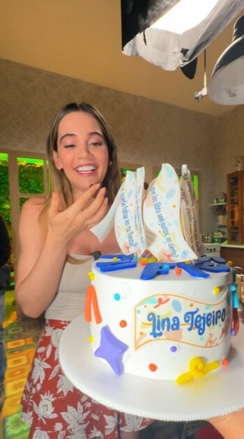 Lina Tejeiro celebró su cumpleaños