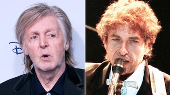 Paul McCartney y Bob Dylan
